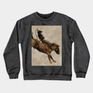 Bronco Buster - Rodeo Rider Crewneck Sweatshirt